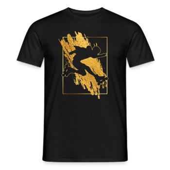 Patin à roues alignées Patins à roues alignées - T-shirt homme - noir - Devant - AI Model Male 178 light (178cm)