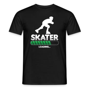 Skater Laden Inline Skating Rollerblading Geschenk - Männer T-Shirt - Schwarz - Vorne - AI Model Male 178 light (178cm)