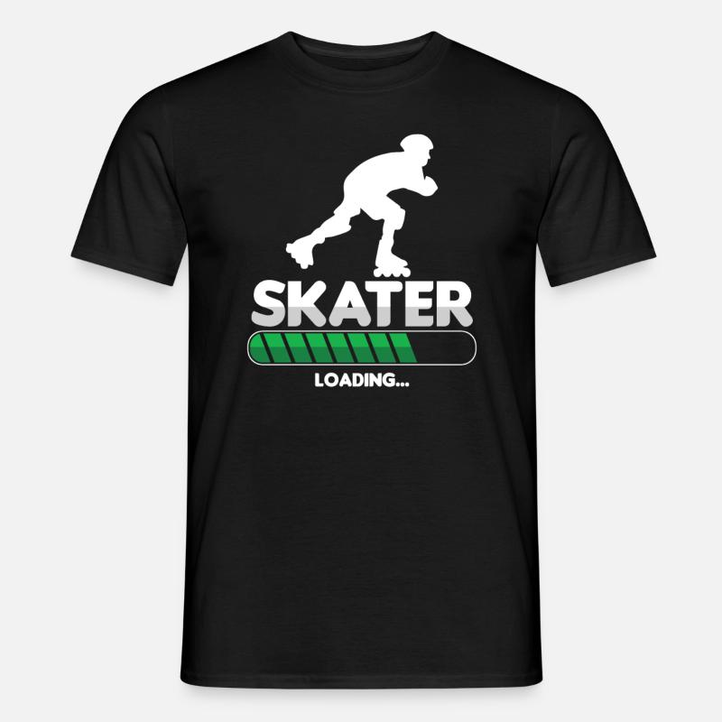 Skater Laden Inline Skating Rollerblading Geschenk - Männer T-Shirt - Schwarz