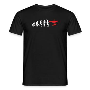 Hang Gliding Evolution Hang Glider Extrem Sports - Männer T-Shirt - Schwarz - Vorne - AI Model Male 178 light (178cm)