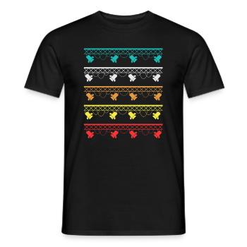 Hanging Spotlights Lighting Engineer Light Job - Men's T-Shirt - black - Front - AI Model Male 178 light (178cm)