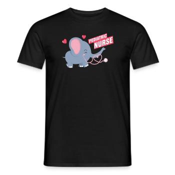 Pediatric Nurse Medicine Doctor Profession Gift - Men's T-Shirt - black - Front - AI Model Male 178 light (178cm)