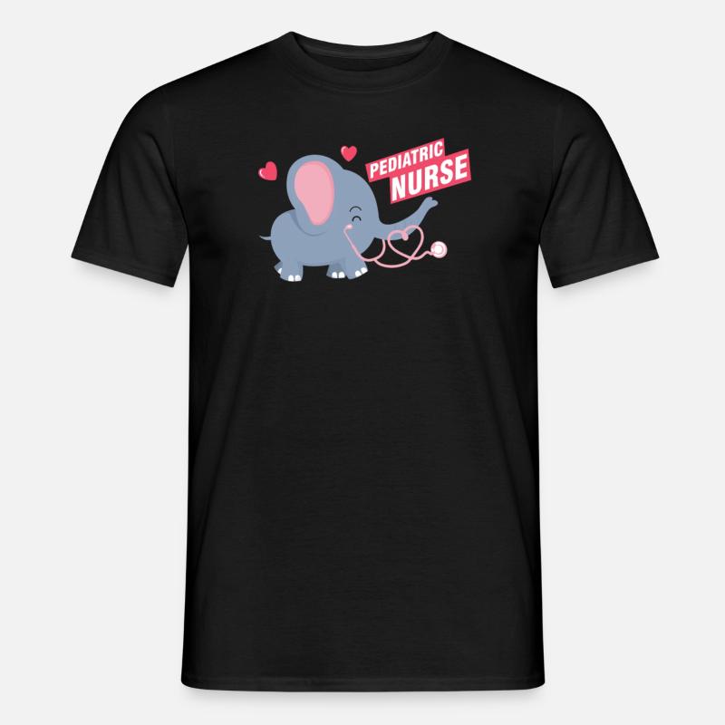 Kinderkrankenschwester Medizin Arzt Beruf Geschenk - Männer T-Shirt - Schwarz