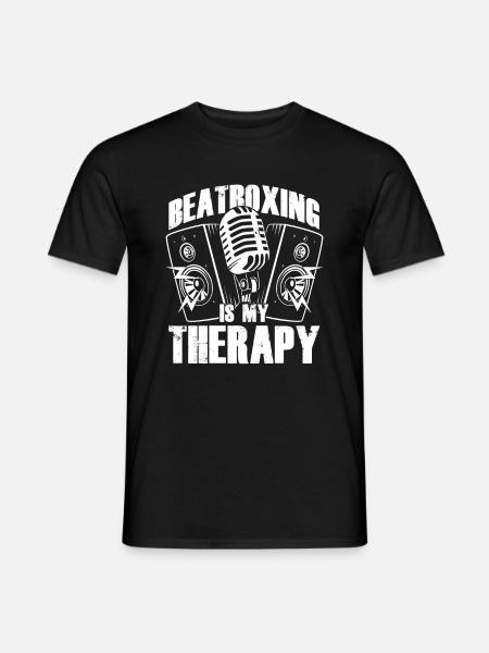 Beatboxing Therapy Microphone DJ Beatboxer Gift - Men's T-Shirt - black