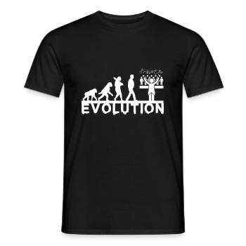 Choir Conductor Evolution Chorus Choral Music Gift - Men's T-Shirt - black - Front - AI Model Male 178 light (178cm)