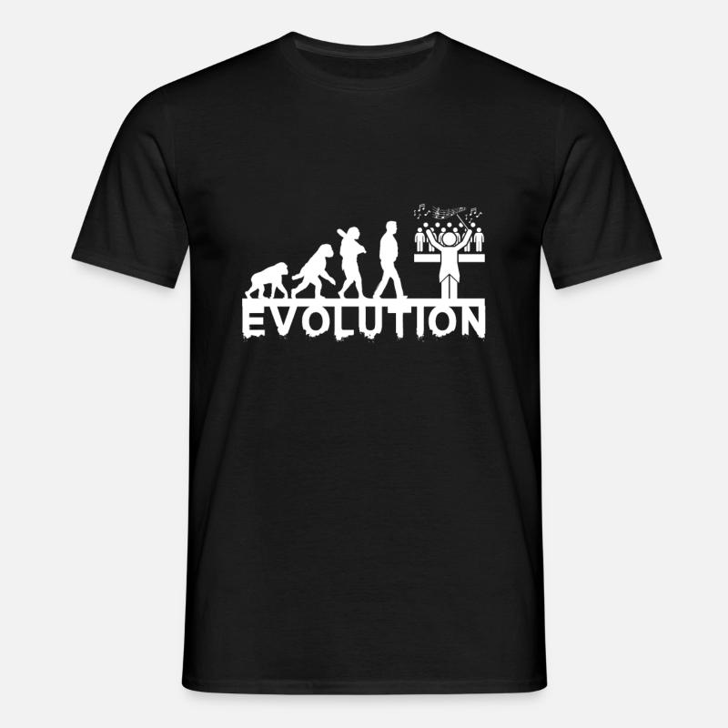 Kördirigent Evolution Chorus Kör musikgåva - T-shirt herr - svart