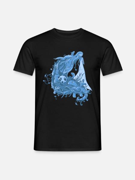 Mutter Natur - Männer T-Shirt - Schwarz