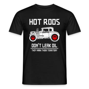Hot rod hot rod disant - T-shirt homme - noir - Devant - AI Model Male 178 light (178cm)