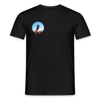 Motocross colour logo - Dark Grey - Men's T-Shirt - black - Front - AI Model Male 178 light (178cm)