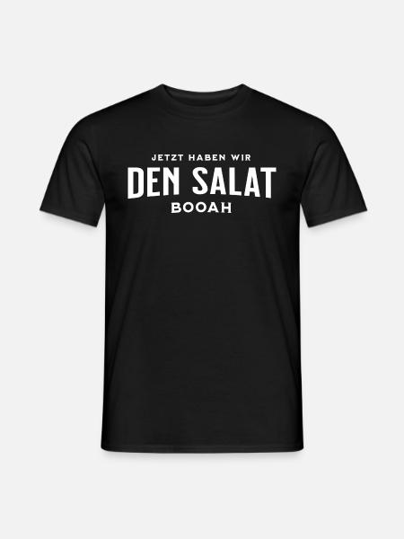 Jetzt haben wir den Salat - Männer T-Shirt - Schwarz