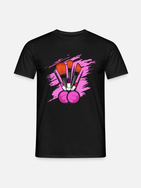 Makeup-Tools. Kosmetikerin. Gift - Männer T-Shirt - Schwarz