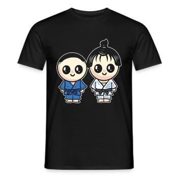 Judo Couple Athlètes Poison - T-shirt homme - noir - Devant - AI Model Male 178 light (178cm)
