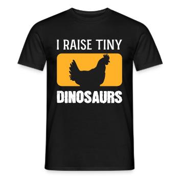 Winzige Dinosaurier anziehen Bauer Gift - Männer T-Shirt - Schwarz - Vorne - AI Model Male 178 light (178cm)