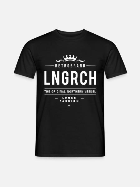 LONGERICH RETRO - Männer T-Shirt - Schwarz
