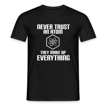 Math Algebra Analysis functions Physics science - Men's T-Shirt - black - Front - AI Model Male 178 light (178cm)