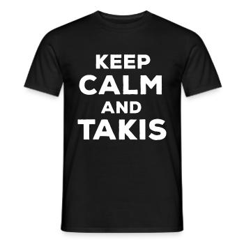 Tragen wir diesen lustigen Kassen Sie ruhig und es - Männer T-Shirt - Schwarz - Vorne - AI Model Male 178 light (178cm)