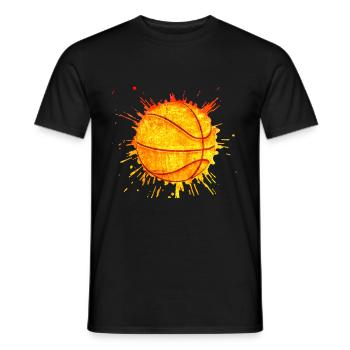 Basketball Sport Rebound Geschenke Basket - Männer T-Shirt - Schwarz - Vorne - AI Model Male 178 light (178cm)