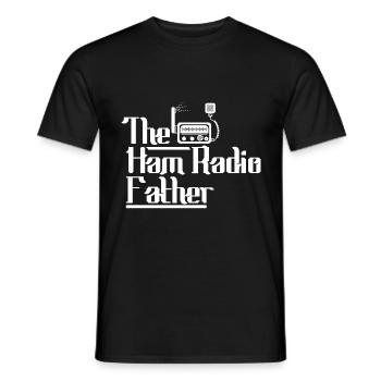 Ham Radio Operator Dad Father Papa Sprüche - Männer T-Shirt - Schwarz - Vorne - AI Model Male 178 light (178cm)