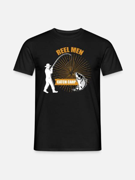 Pêche à carpes - T-shirt homme - noir