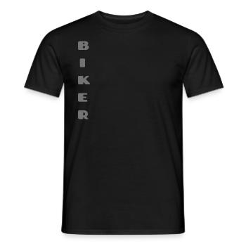 BIKER - Men's T-Shirt - black - Front - AI Model Male 178 light (178cm)