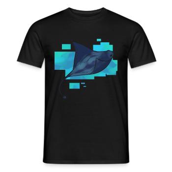 Manta Painter Poison - Men's T-Shirt - black - Front - AI Model Male 178 light (178cm)