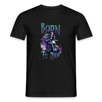 Halloween Pumpkin Horror - Men's T-Shirt - black - Front - AI Model Male 178 light (178cm)
