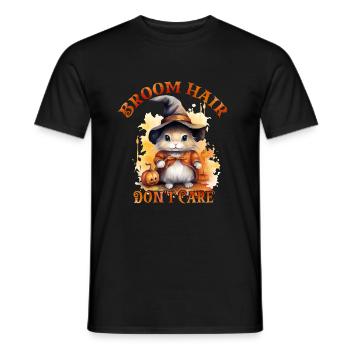 Halloween Pumpkin Horror - Men's T-Shirt - black - Front - AI Model Male 178 light (178cm)
