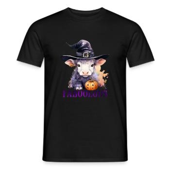 Halloween Pumpkin Horror - Men's T-Shirt - black - Front - AI Model Male 178 light (178cm)