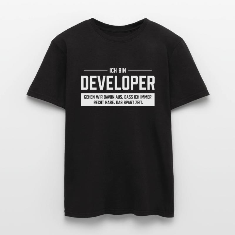 Ich bin Developer Männer T-Shirt