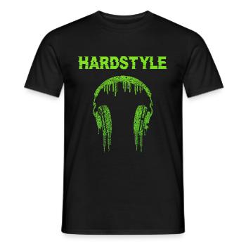 Hardstyle Musik Festival Geschenk - Männer T-Shirt - Schwarz - Vorne - AI Model Male 178 light (178cm)