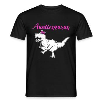 Tantenaurus Best Aunt Poison - Men's T-Shirt - black - Front - AI Model Male 178 light (178cm)