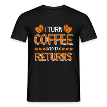 Remboursements d’impôts Personnel comptable Poison - T-shirt homme - noir - Devant - AI Model Male 178 light (178cm)