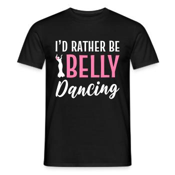 Eher Bauchtanzen Entertainer Geschenk - Männer T-Shirt - Schwarz - Vorne - AI Model Male 178 light (178cm)