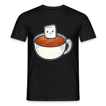 Marshmallow Man Camping-car Poison - T-shirt homme - noir - Devant - AI Model Male 178 light (178cm)