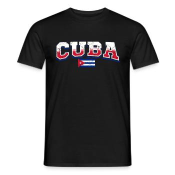Kuba - Männer T-Shirt - Schwarz - Vorne - AI Model Male 178 light (178cm)