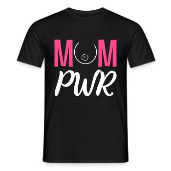 Mother PWR Hardworking Mother Poison - Men's T-Shirt - black - Front - AI Model Male 178 light (178cm)