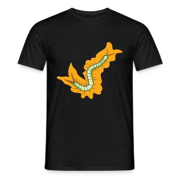 Poisonous scolopender centipede as crawling animal - Men's T-Shirt - black - Front - AI Model Male 178 light (178cm)