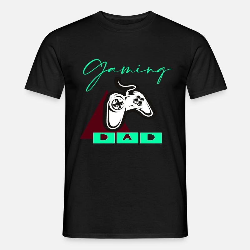 Gaming Dad - Männer T-Shirt - Schwarz