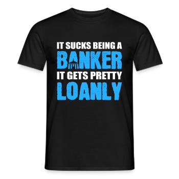 Ziemlich leise Makler Geschenk - Männer T-Shirt - Schwarz - Vorne - AI Model Male 178 light (178cm)