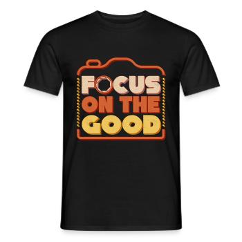 Photographer Photography Focus On The Good Camera - Männer T-Shirt - Schwarz - Vorne - AI Model Male 178 light (178cm)