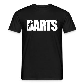 Darts Classics - Silhouette - Dartfan Darts Player - T-shirt homme - noir - Devant - AI Model Male 178 light (178cm)