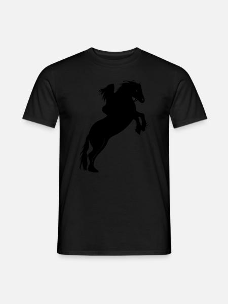Cheval cheval chevaux équitation - T-shirt homme - noir