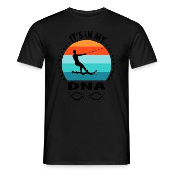Ski nautique Ski nautique Ski nautique - T-shirt homme - noir - Devant - AI Model Male 178 light (178cm)