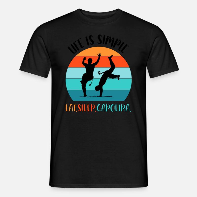 Capoeira - T-shirt homme - noir