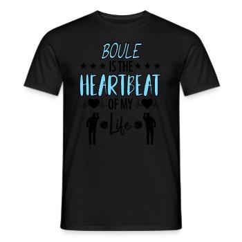 Boule Petanque Boccia Boules - Männer T-Shirt - Schwarz - Vorne - AI Model Male 178 light (178cm)