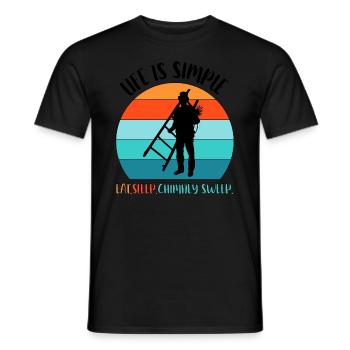 Ramoneur Ramoneur - T-shirt homme - noir - Devant - AI Model Male 178 light (178cm)