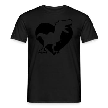 Paléontologie Dinosaures - T-shirt homme - noir - Devant - AI Model Male 178 light (178cm)