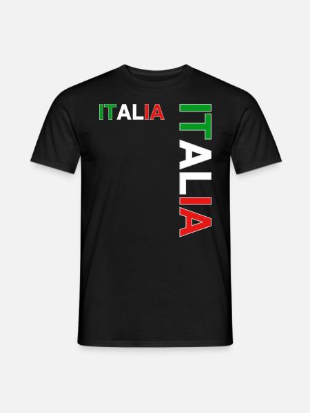 ITALY team supporter football - Men's T-Shirt - black