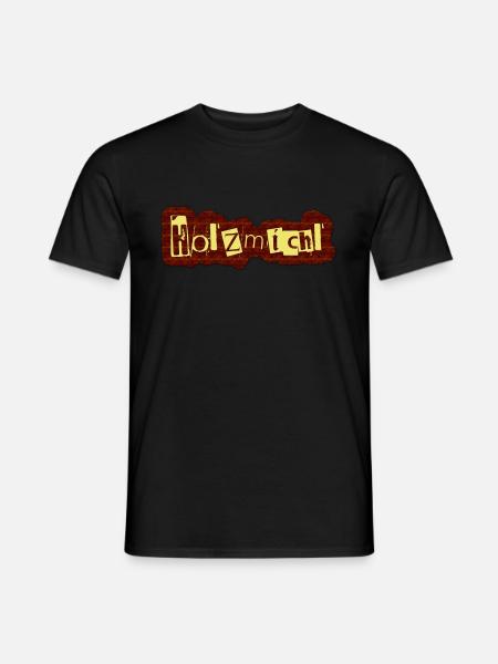 Holzmichl - Männer T-Shirt - Schwarz