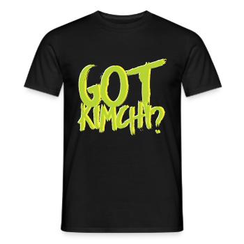 Do you have kimchi? Asian Chef Poison - Men's T-Shirt - black - Front - AI Model Male 178 light (178cm)